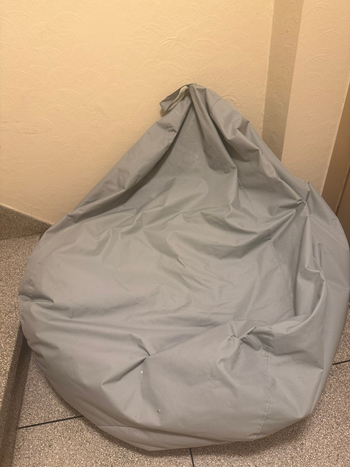 Poof gris (vert d’eau) XXL marque casacomfy, Enlèvement, Utilisé, Gris