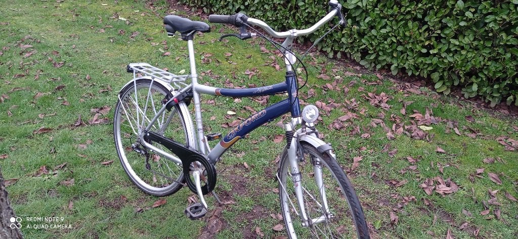 Herenfiets merk Oxford met 6 versnellingen, Fietsen en Brommers, Velgrem, Versnellingen, 49 tot 53 cm, Zo goed als nieuw