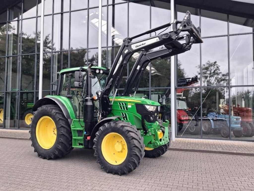 John Deere 6130M + frontlader en fronthef / PTO, John Deere, Gebruikt, 120 tot 160 Pk, Ophalen of Verzenden
