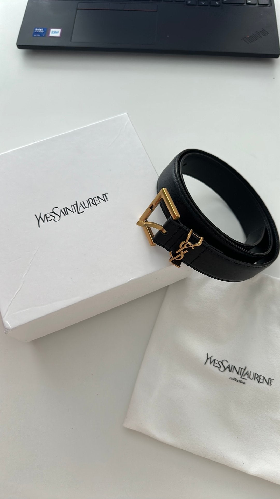 Ceinture Yves Saint Laurent 90cm, Vêtements | Femmes, Ceintures, Neuf, Cuir véritable, Enlèvement ou Envoi, 90 à 100 cm