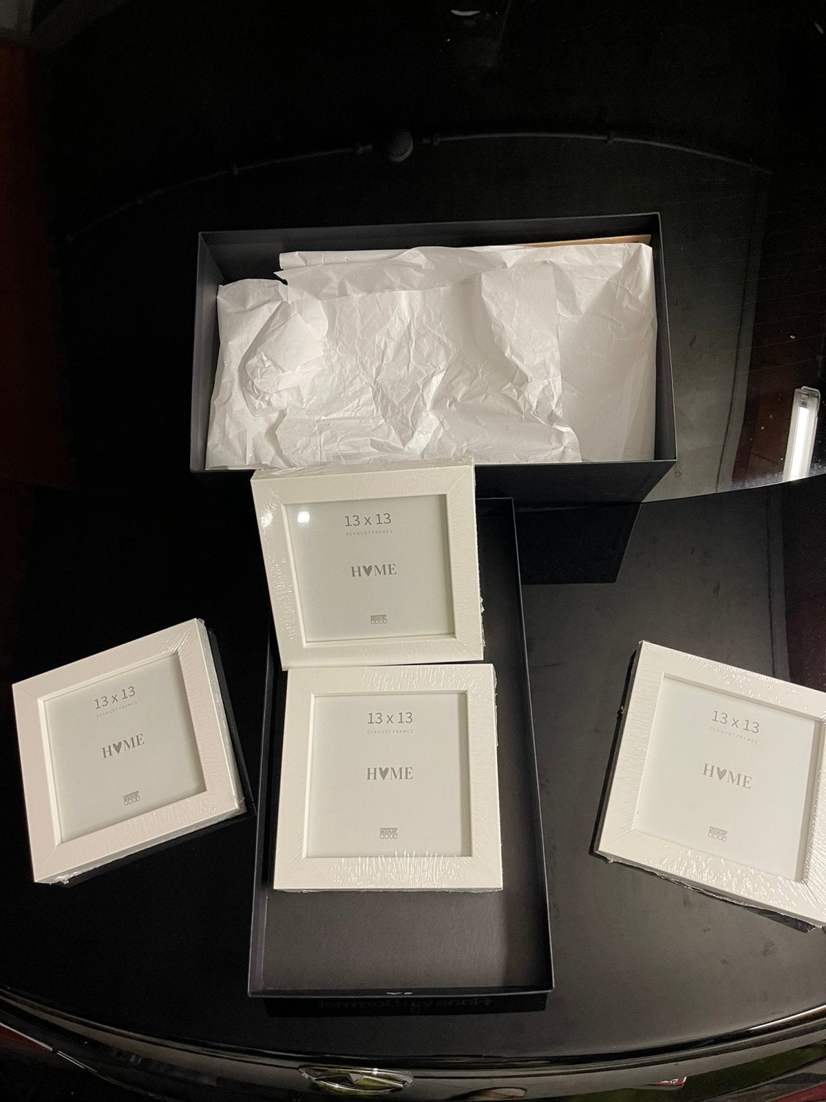 4 nieuwe witte fotolijsten van het Belgische kwaliteitsmerk, Ophalen of Verzenden, Zo goed als nieuw, Wit