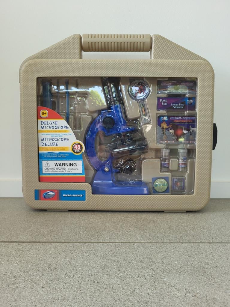 Deluxe microscope, Ophalen, Zo goed als nieuw, Ontdekken, Met licht