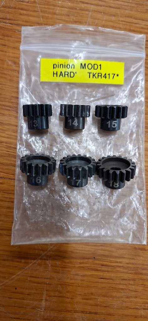 Stalen motortandwielen MOD1 TEKNO 13T-18T (TKR417_), Ophalen, Nieuw, Onderdeel