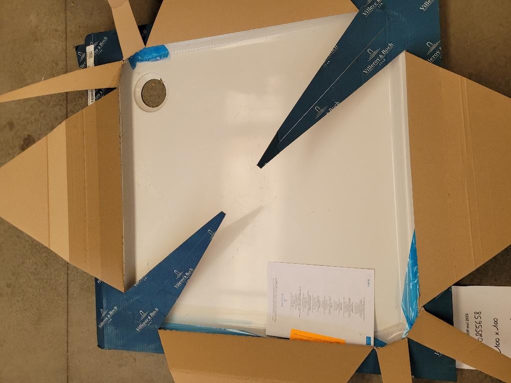 Bac douche 100x100 NEUF VILLEROY & BOCH, Enlèvement, Neuf