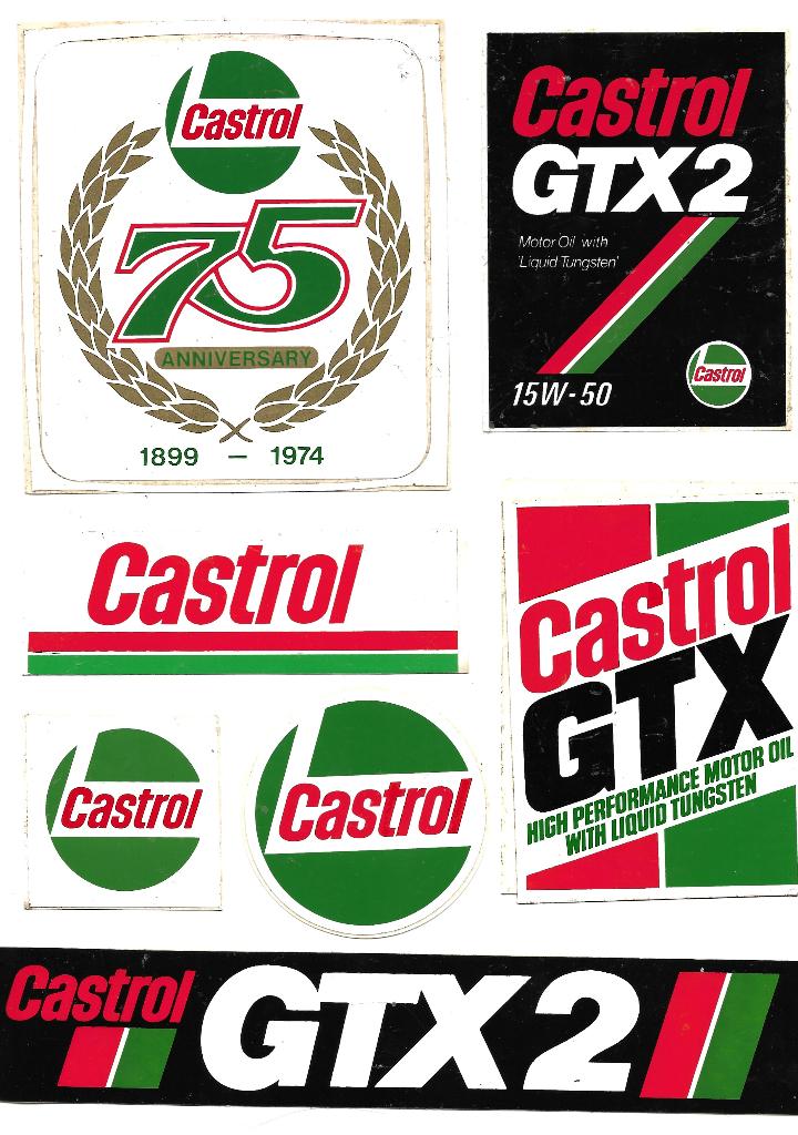 Oude/Vintage stickers/zelfklevers van Motorolie - Merken., Ophalen, Zo goed als nieuw, Overige typen