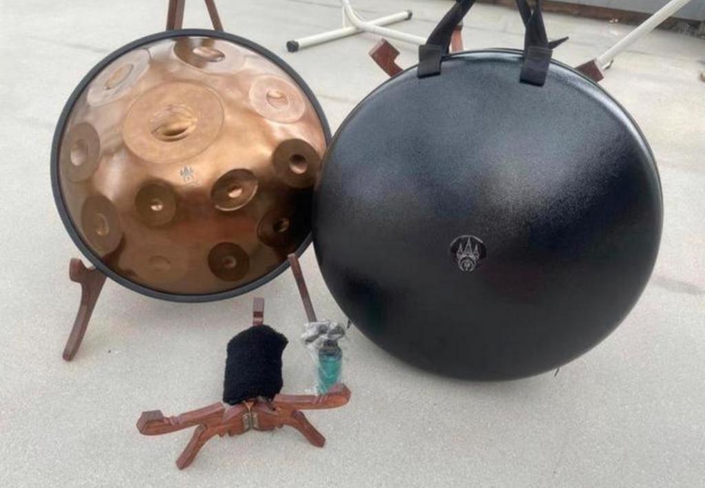Handpan handgemaakt 12 noten d mineur 440 hz geluidsgenezing, Muziek en Instrumenten, Percussie, Ophalen of Verzenden, Nieuw