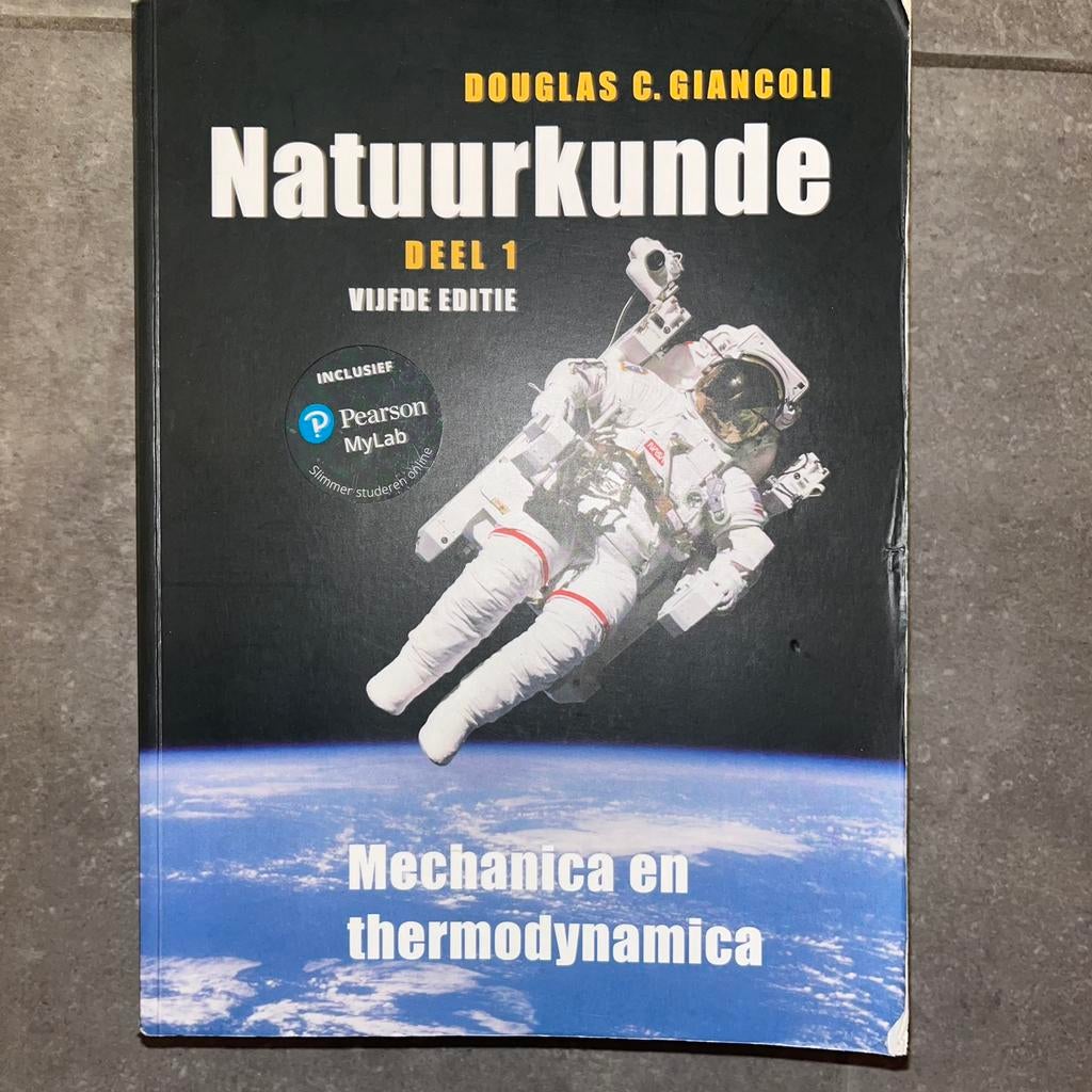 Giancoli - mechanica en thermodynamica - deel 1, editie 5, Boeken, Ophalen of Verzenden, Zo goed als nieuw