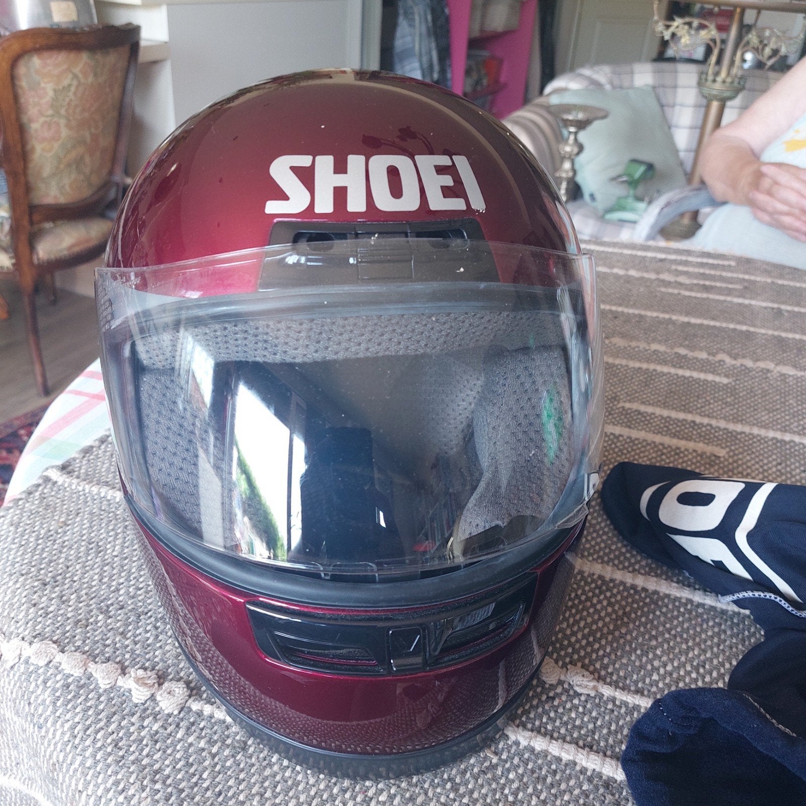Helm shoei small nieuw, Motoren, Ophalen, Shoei