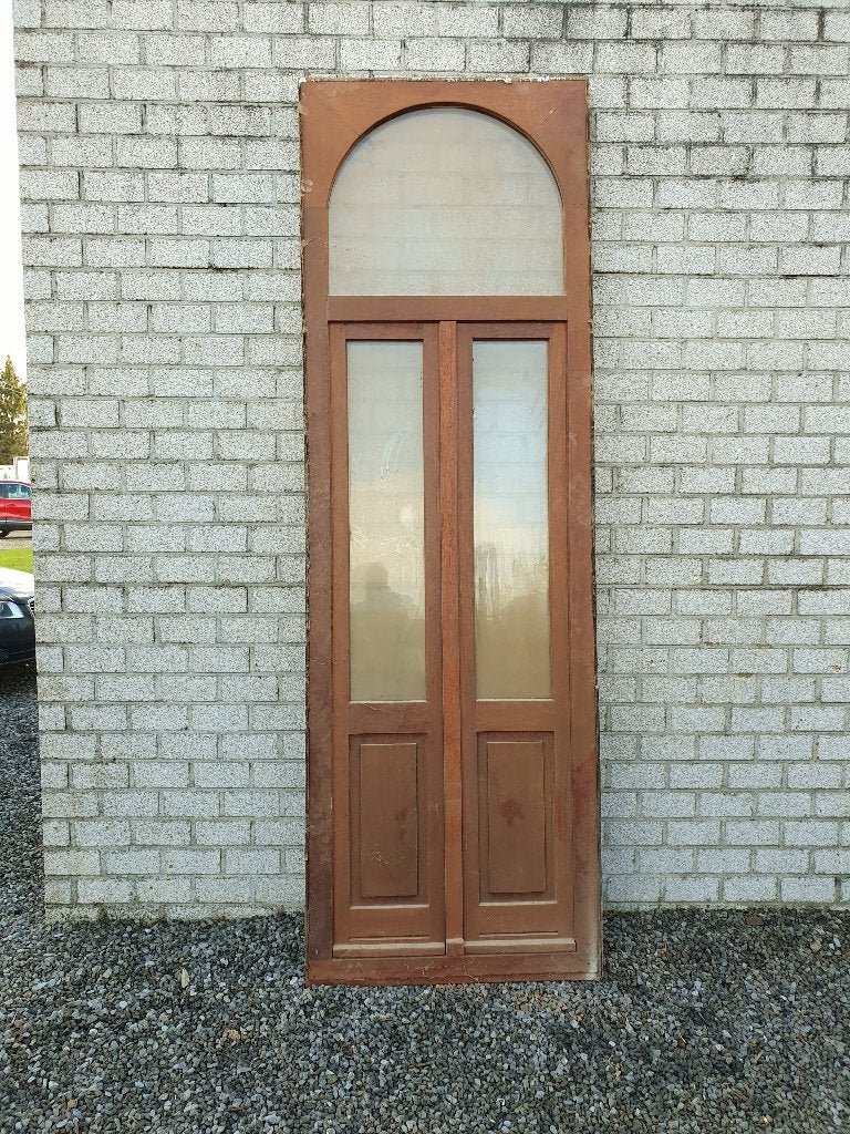 PORTE ENTRE EN BOIS, Neuf, 75 à 150 cm, Enlèvement, Vitre comprise