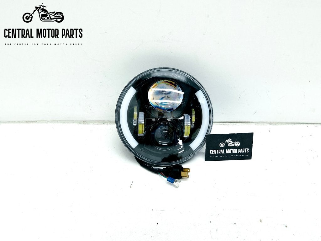 7 inch LED koplamp met E-Keur, Motoren, Onderdelen | Harley-Davidson, Verzenden, Gebruikt