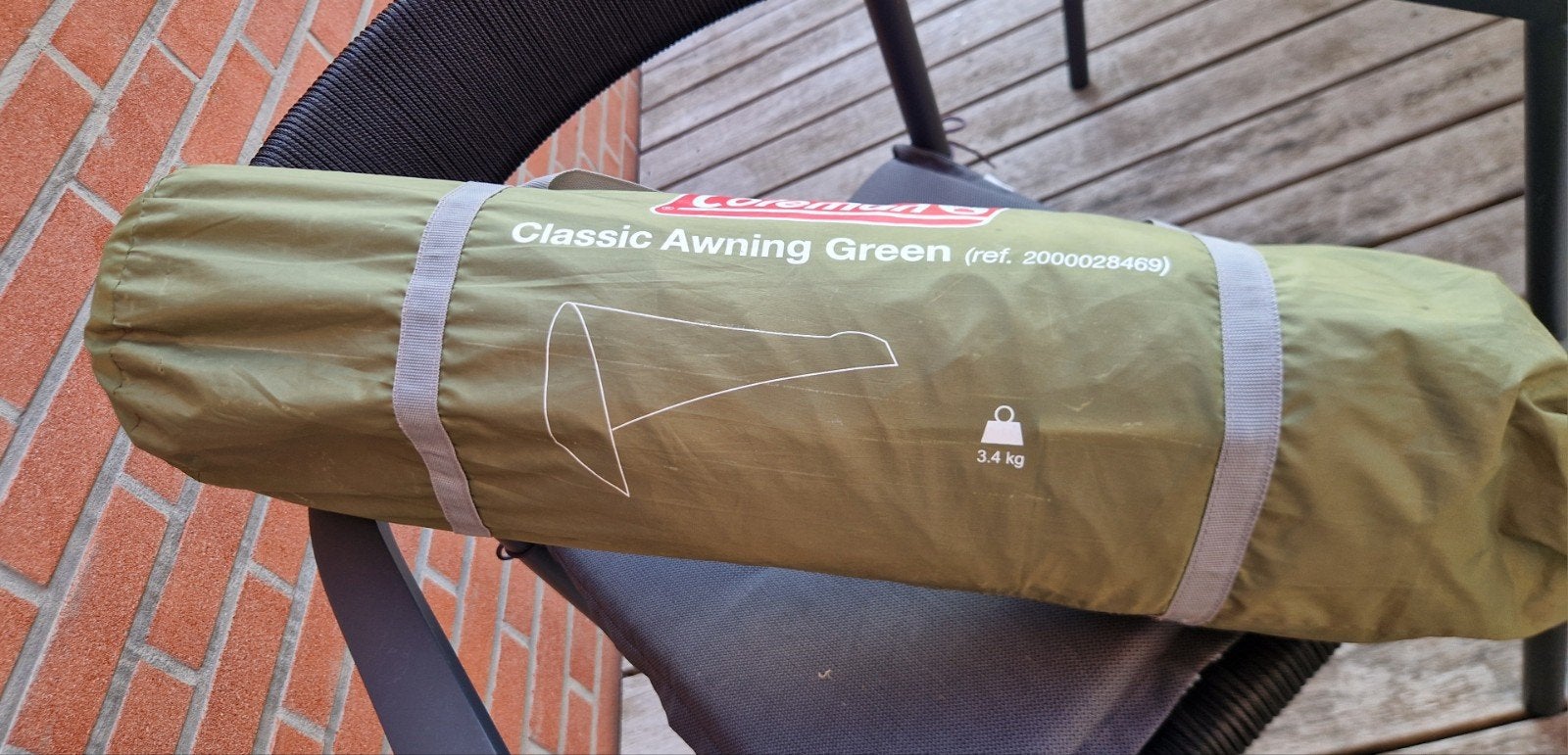 Coleman awning, Caravanes & Camping, Enlèvement ou Envoi, Extensible, Utilisé