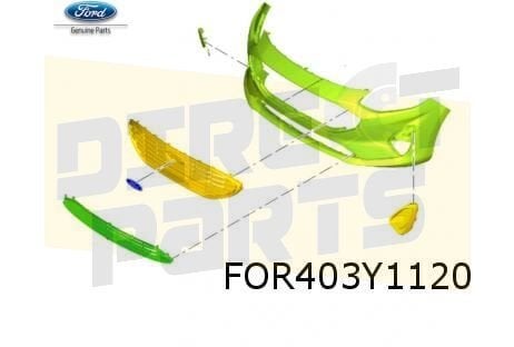 Ford Fiesta VII (1/22-) voorbumper (bij advanced autopark) (, Auto-onderdelen, -, -, Nieuw, Ford