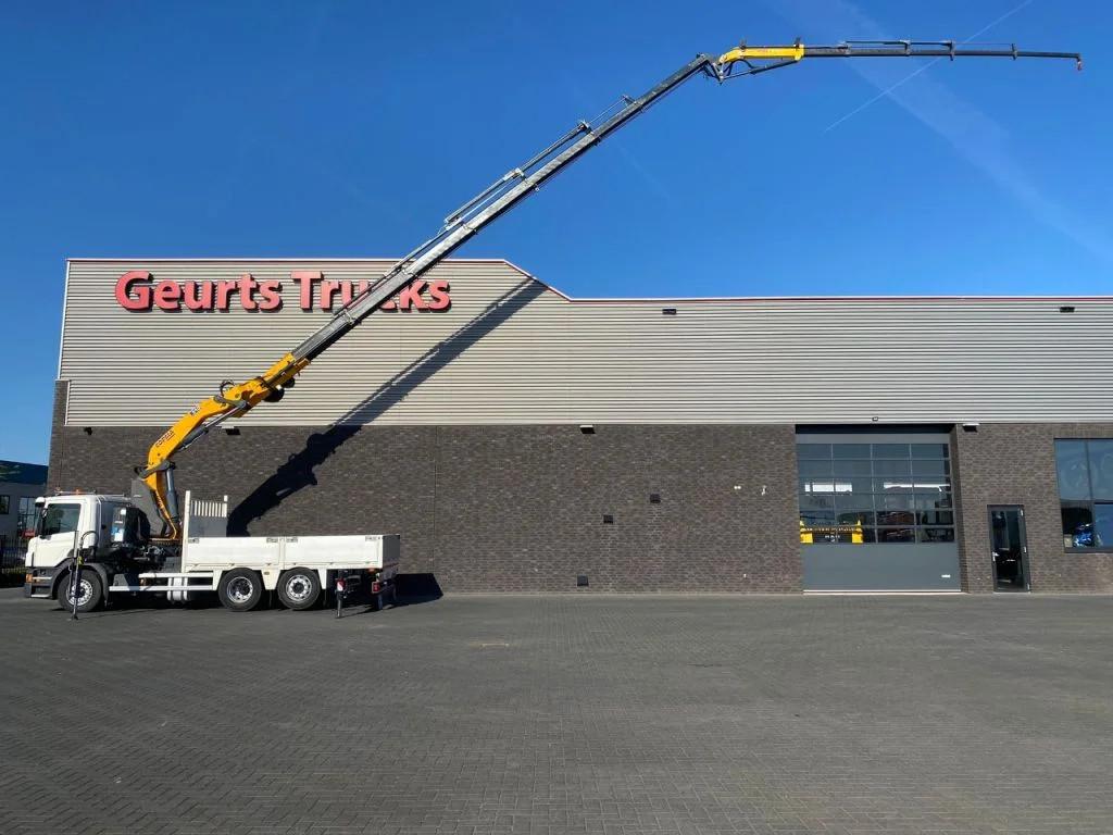 Scania P250 6X2 + COPMA 510.7 + JIB J4 KRAAN/KRAN/CRANE/MONT, Scania, Wit, Te koop, BTW verrekenbaar