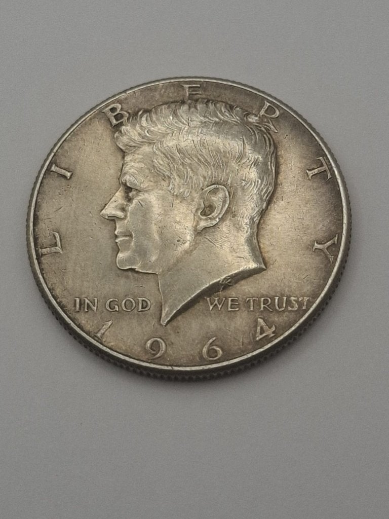 Kennedy Half Dollar 1964 – 90% Zilver!, Ophalen of Verzenden, Noord-Amerika, Losse munt, Zilver