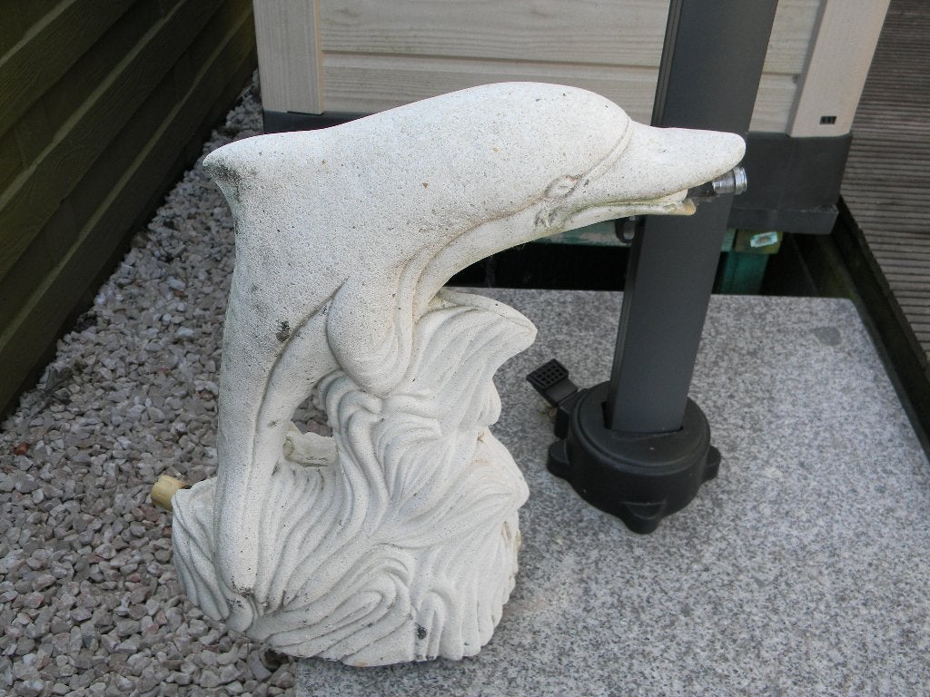 Dolfijn waterspuwer, Ophalen, Gebruikt, Overige materialen, Fontein