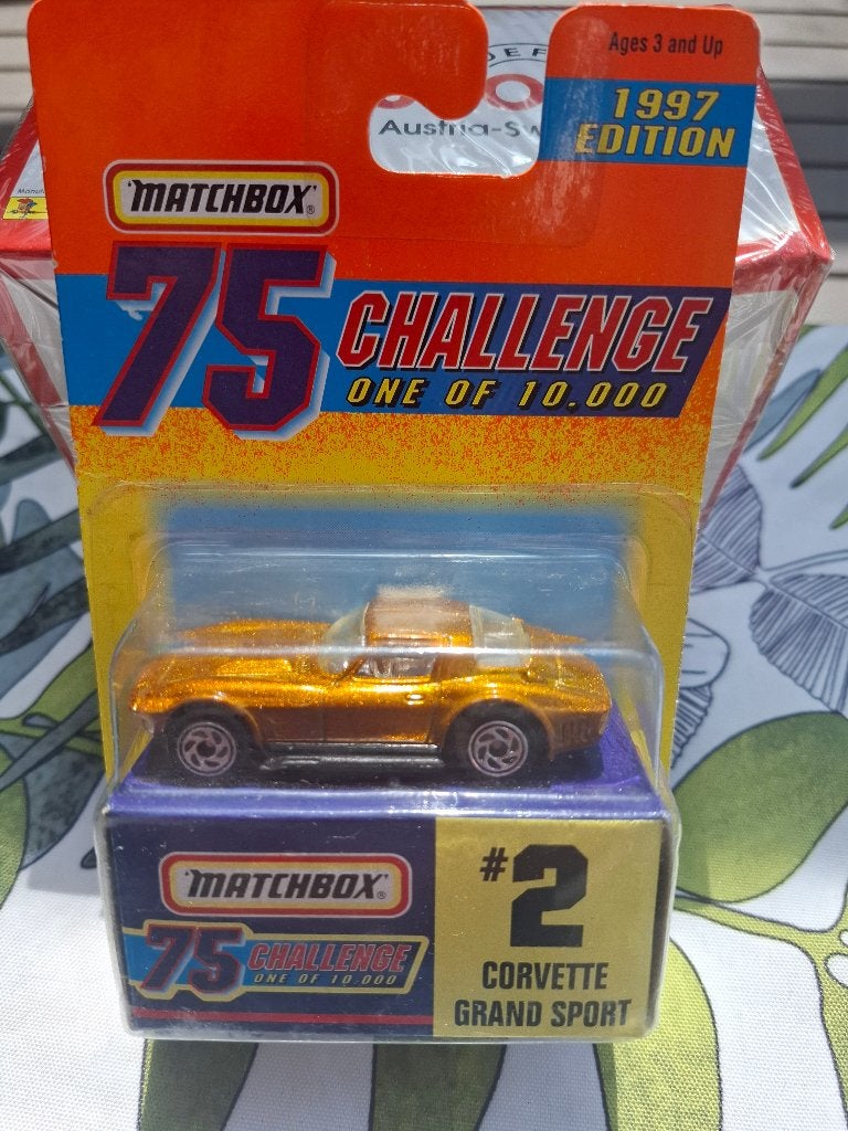 Matchbox #2 CORVETTE GRAND SPORT SUPERFAST EDITION 1997, Verzamelen, Speelgoed, Zo goed als nieuw, Ophalen