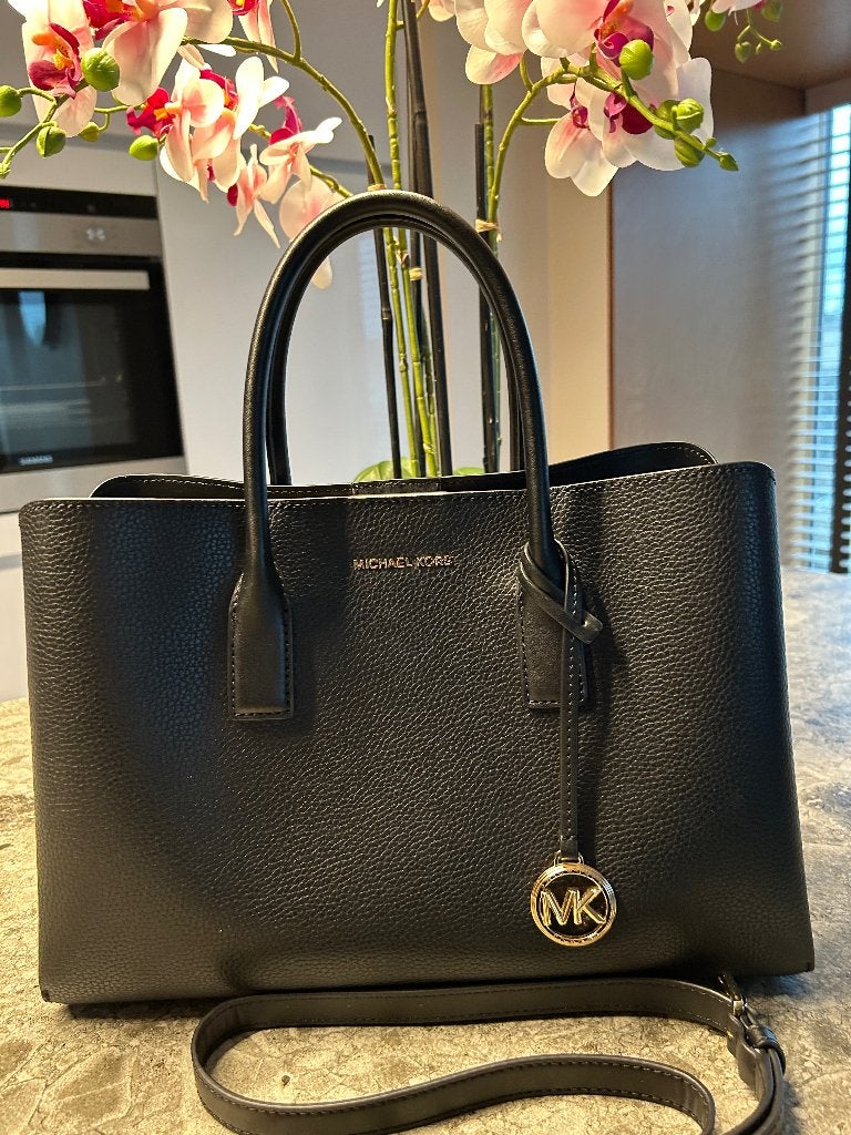 zwarte handtas Ruthie van Michael Kors, Ophalen, Zwart, Handtas