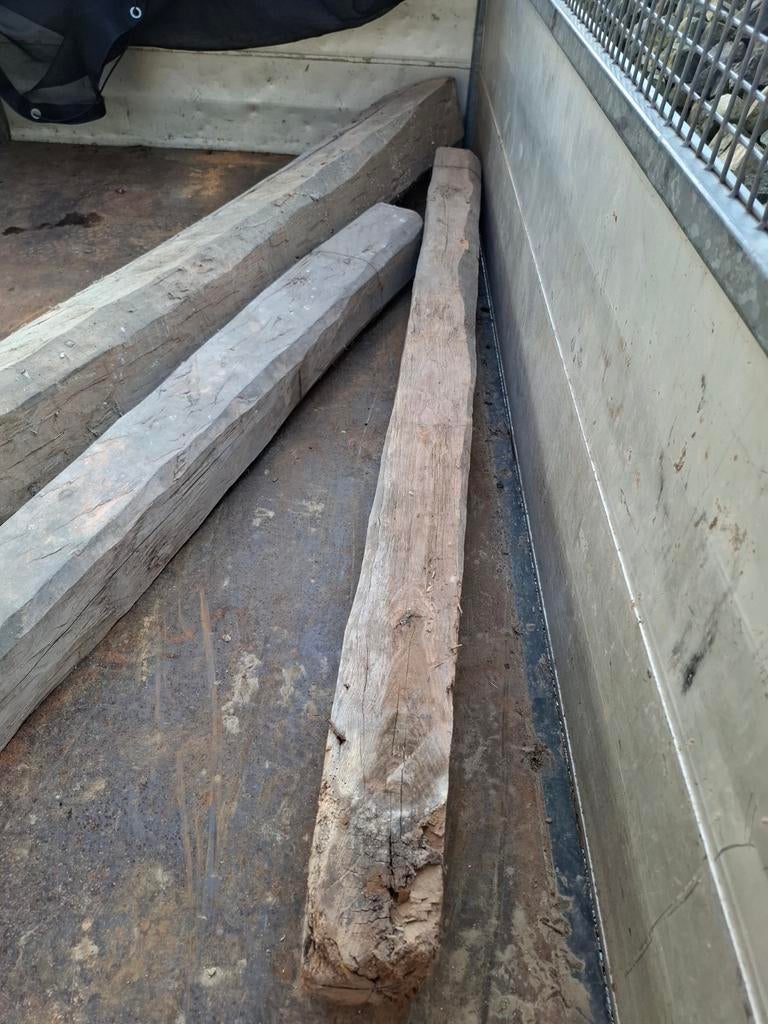 Poutres en chêne (3 pieces), Bois dur, Enlèvement, Utilisé, 250 cm ou plus
