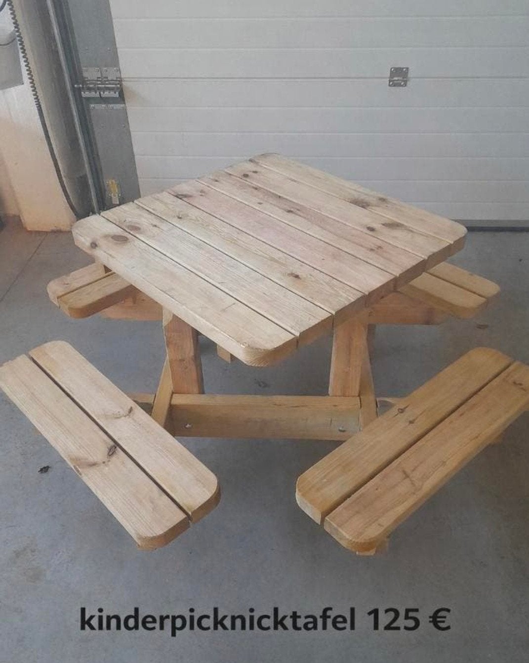 Kinderpicknicktafel, Tuin en Terras, Picknicktafels, Ophalen, Vierkant, Kinderpicknicktafel
