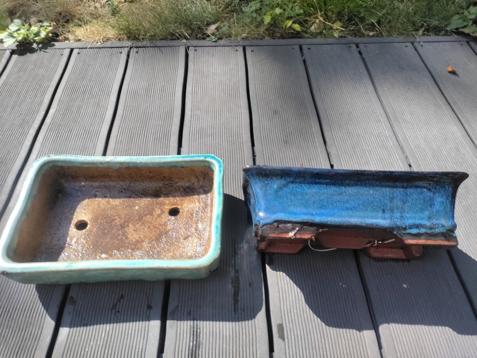 deux pots à bonsaï, Jardin & Terrasse, Enlèvement
