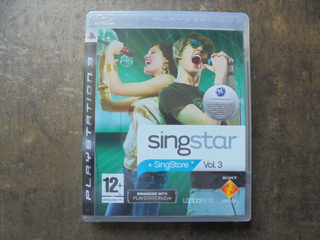 SingStar Volume 3 voor PS3 (zie foto's), Muziek, Gebruikt, Ophalen of Verzenden, 3 spelers of meer