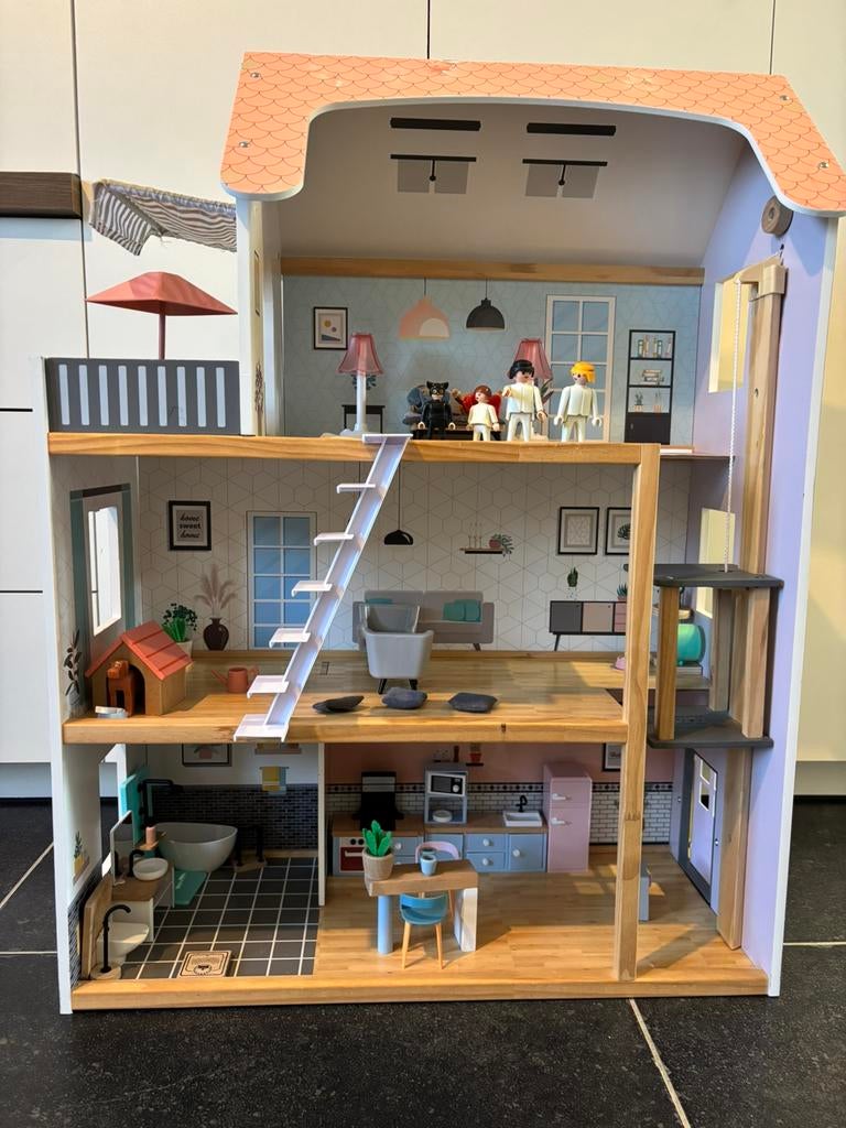 Poppenhuis, Kinderen en Baby's, Ophalen, Gebruikt, Poppenhuis