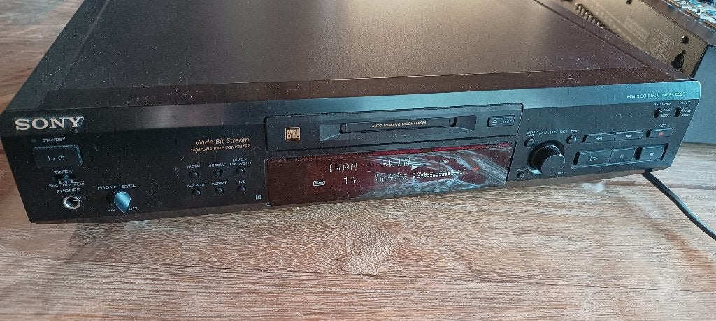 SONY minidisk MDS JE520, Ophalen of Verzenden, Gebruikt, Sony