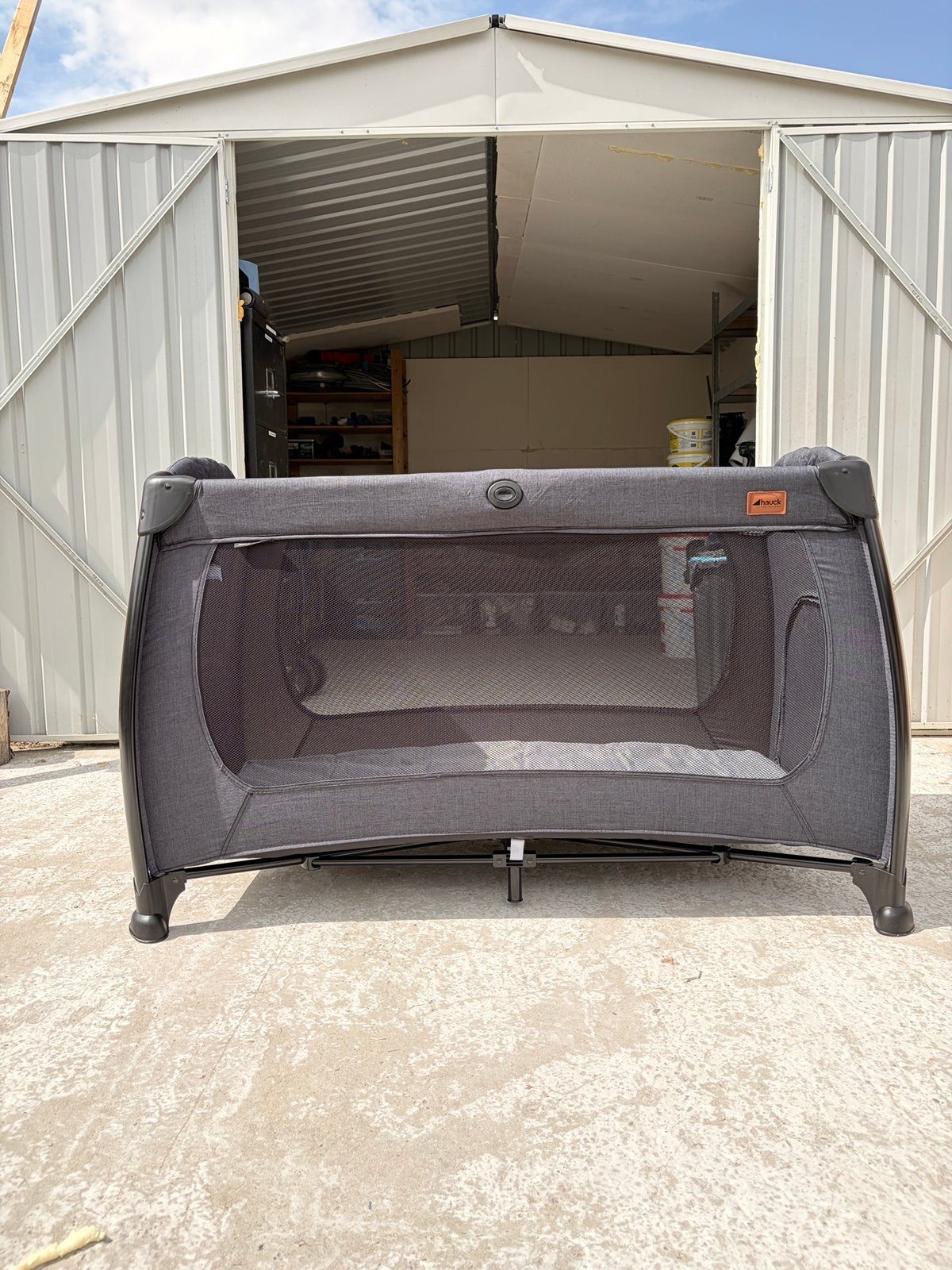 Reisbed, campingbed baby - kind merk Hauck, Kinderen en Baby's, Babywiegjes en Ledikanten, Ophalen, Zo goed als nieuw