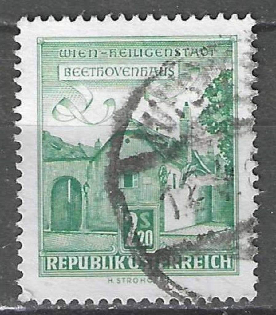 Autriche 1962/1970 - Yvert 956A - Monument ou édifice (ST), Timbres & Monnaies, Timbres | Europe | Autriche, Envoi, Affranchi