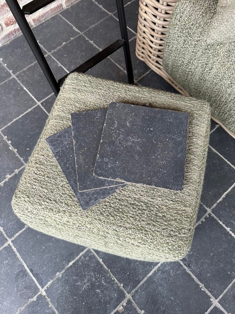 Vloertegels Tilestone Belgian Black getrommeld, Enlèvement, Neuf