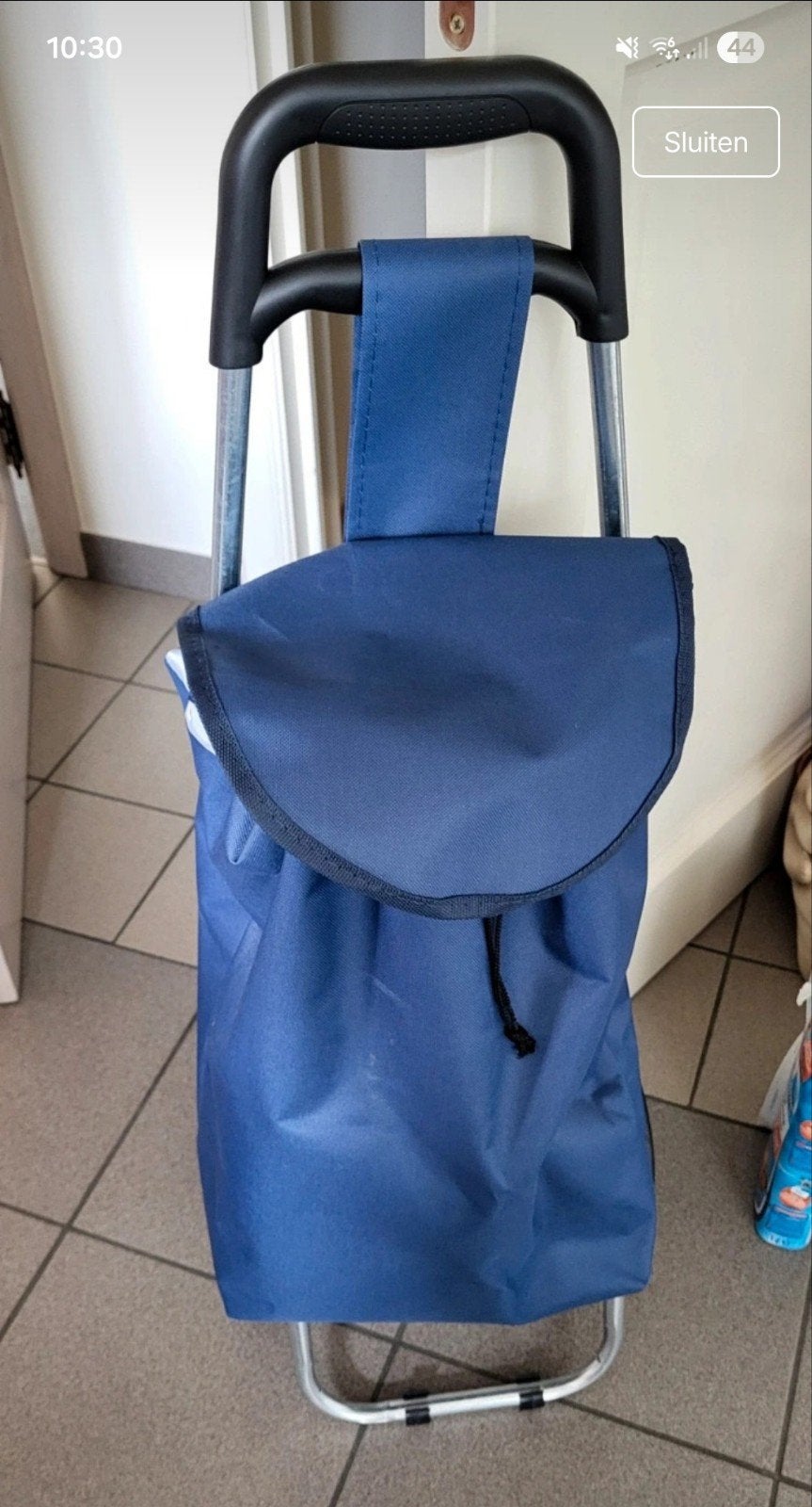 nieuwe Trolley,  super licht, Ophalen of Verzenden, Zo goed als nieuw, Blauw, Wieltjes