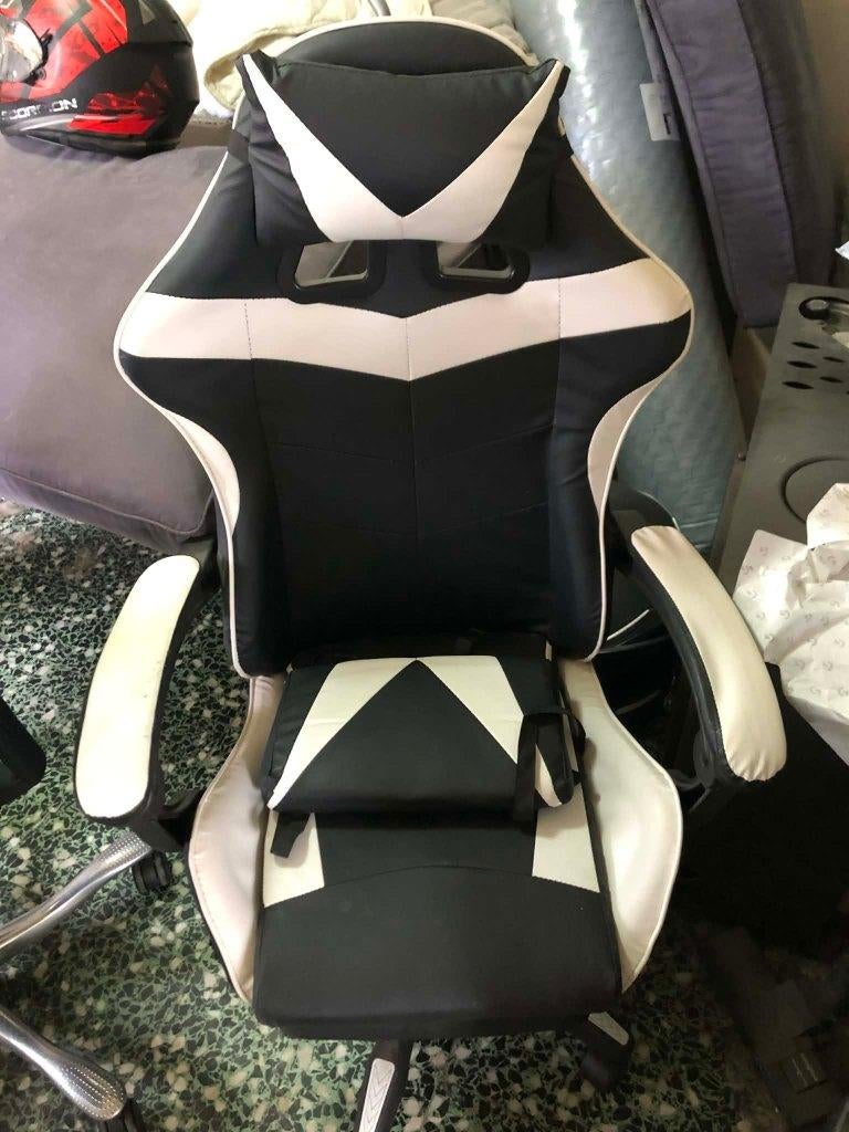 chaise gamer, Maison & Meubles, Chaises de bureau, Utilisé, Chaise de bureau, Noir, Chaise de bureau de gaming, Enlèvement