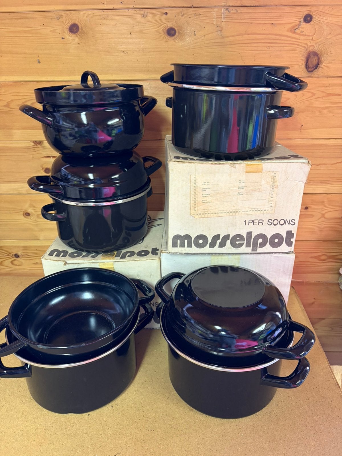 Pots à moules, Enlèvement, Utilisé