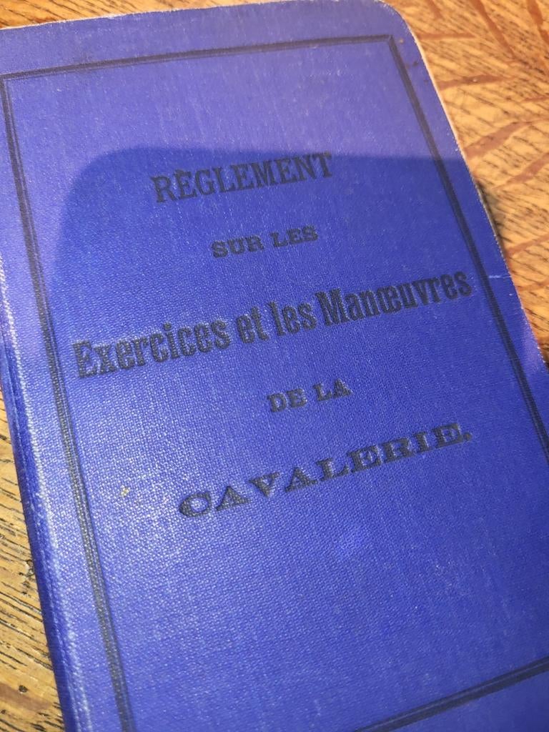 Règlement sur les exercices et les manœuvres de cavalerie, Avant 1940, Utilisé, Armée de terre, Envoi