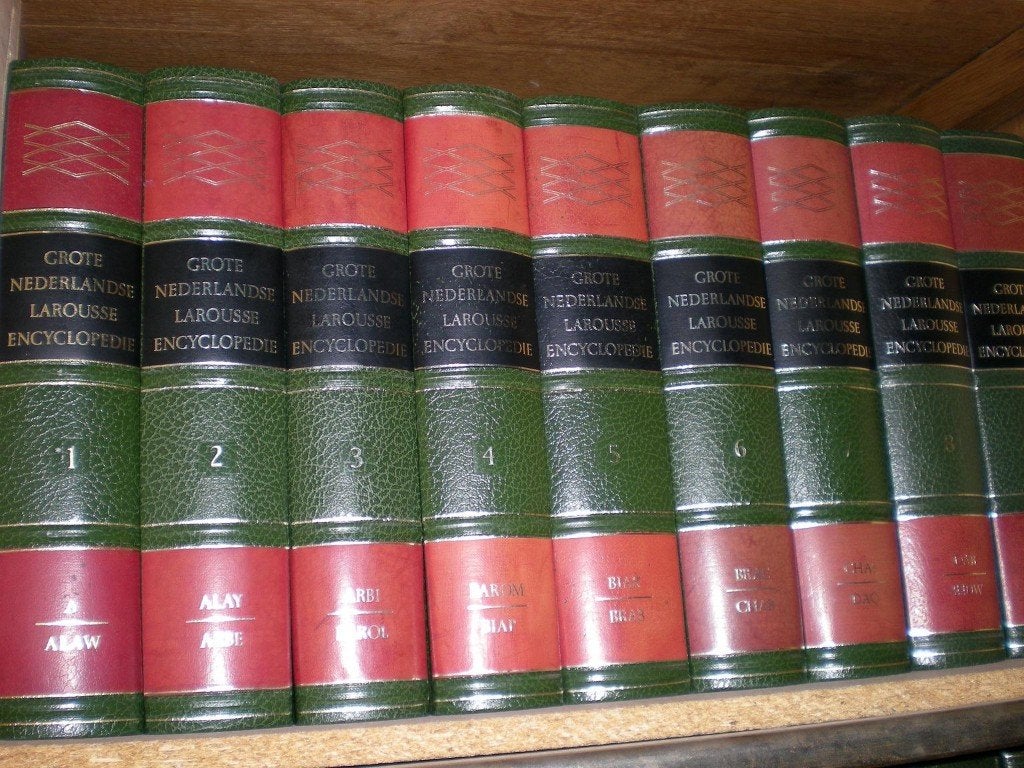 Grote Nederlandse Larousse Encyclopedie, Ophalen, Zo goed als nieuw