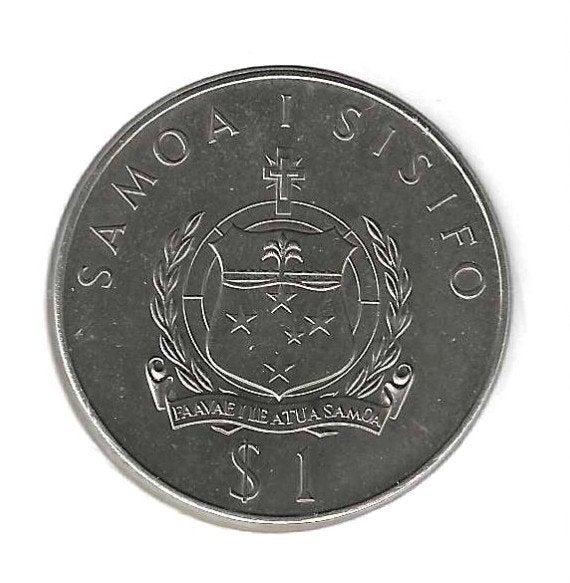 Samoa, 1 Tala 1974,  Xth Commonwealth Games., Postzegels en Munten, Munten | Oceanië, Ophalen of Verzenden, Losse munt