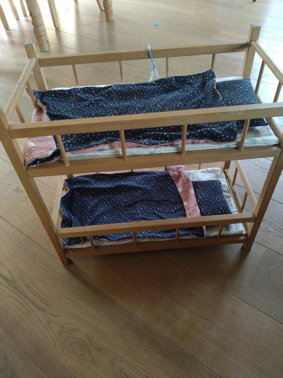 Houten poppenbedje stapelbed, Ophalen, Zo goed als nieuw, Overige typen