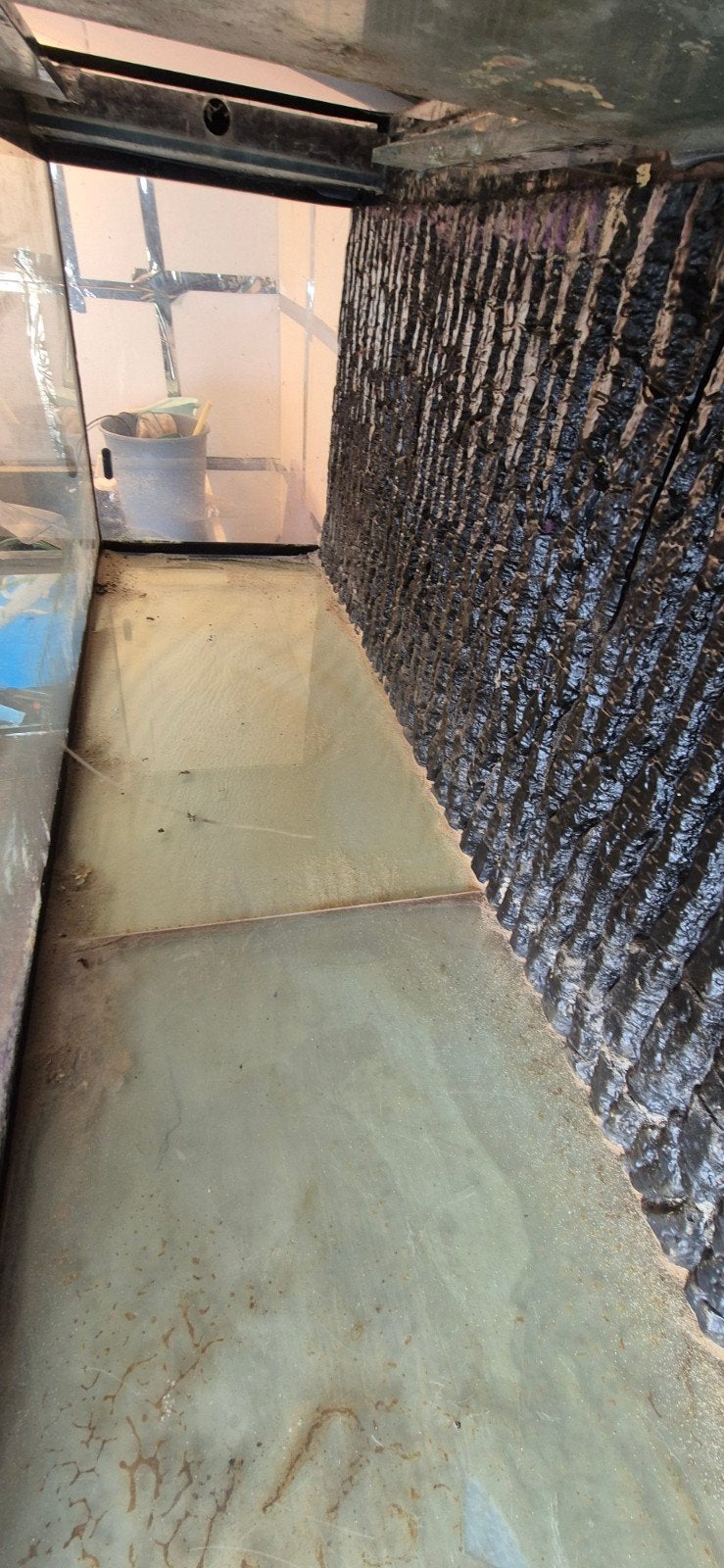 Aquarium de 2 mètres + cadre en fer, Animaux & Accessoires, Aquarium vide, Enlèvement, Utilisé, Couvercle inclus