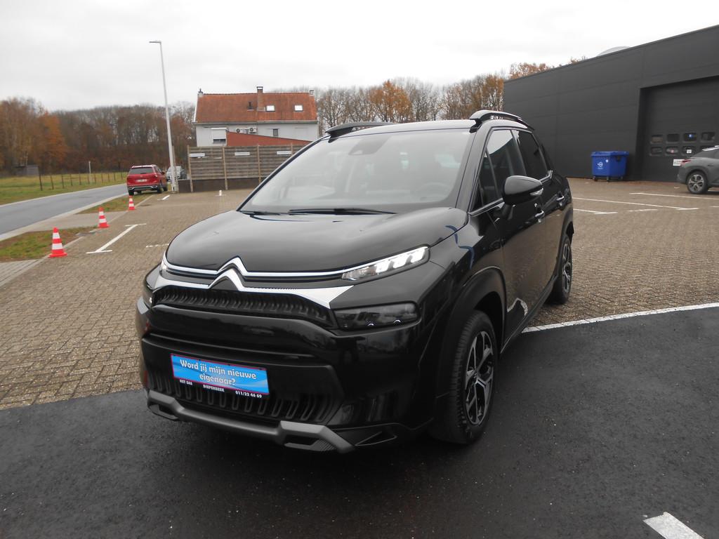 Citroën C3 AIRCROSS 1.2 PURETECH S&S MANUEEL - WAARBORG, Auto's, 4 deurs, Stof, Gebruikt, Zwart