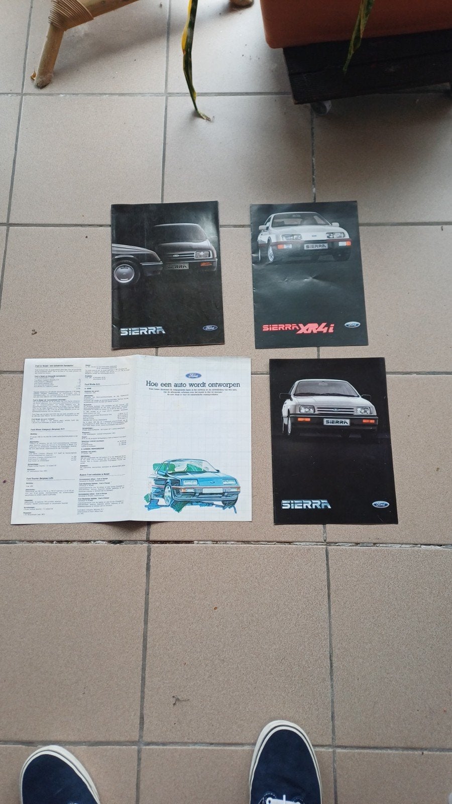 verkoopsfolder ford sierra, sierra xr4i,hoe word ford ontwor, Ophalen of Verzenden, Zo goed als nieuw