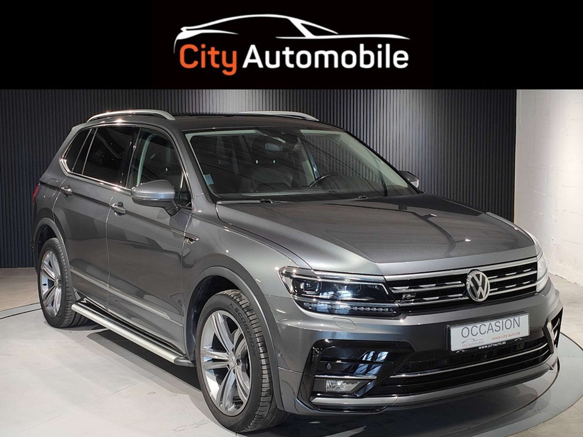 Volkswagen Tiguan Allspace 2.0 TDI DSG 7 PLACES CARPLAY SIEG, Autos, Cuir, Argent ou Gris, Achat, 1968 cm³
