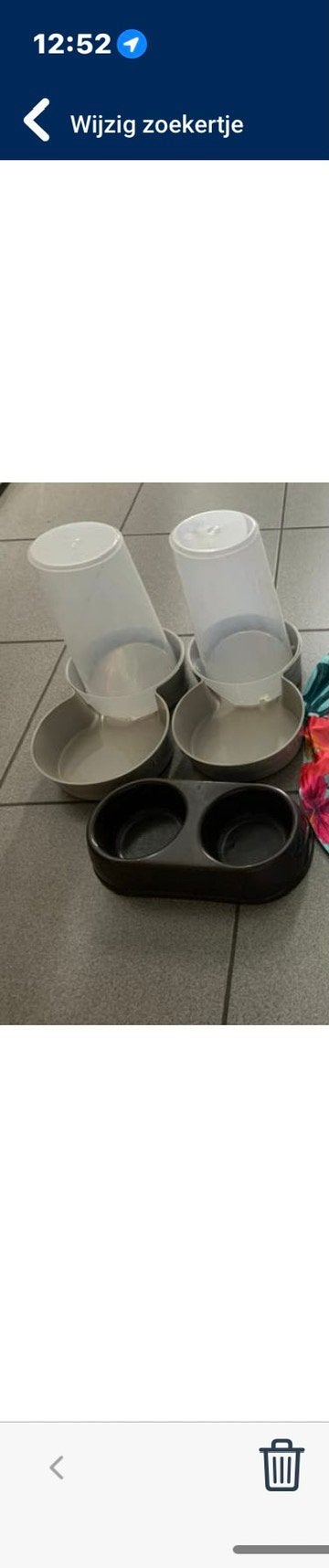 eet en drink bakjes, Ophalen, Zo goed als nieuw