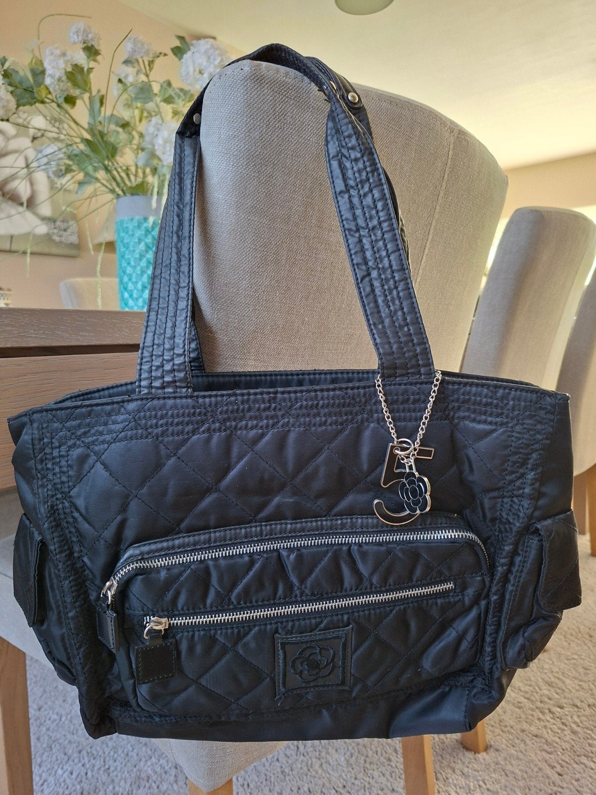 Handtas/ Schoudertas., Enlèvement ou Envoi, Comme neuf, Noir, Shopper