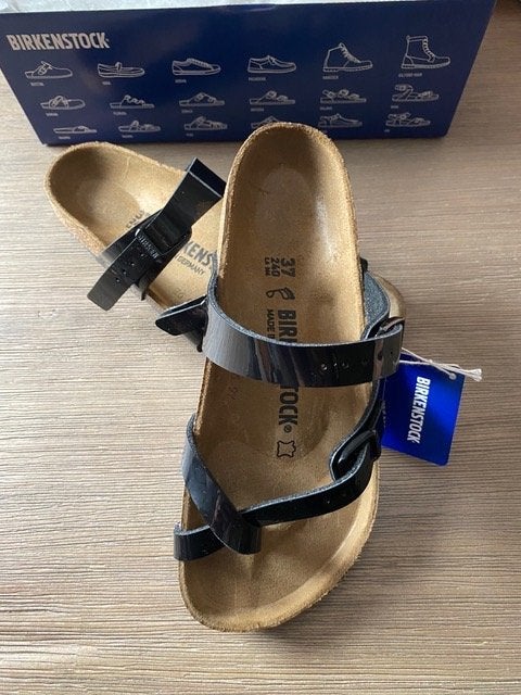 Chaussons Birkenstock Mayari taille 37 noirs neufs, Neuf, Enlèvement ou Envoi, Birkenstock, Sandales de bain