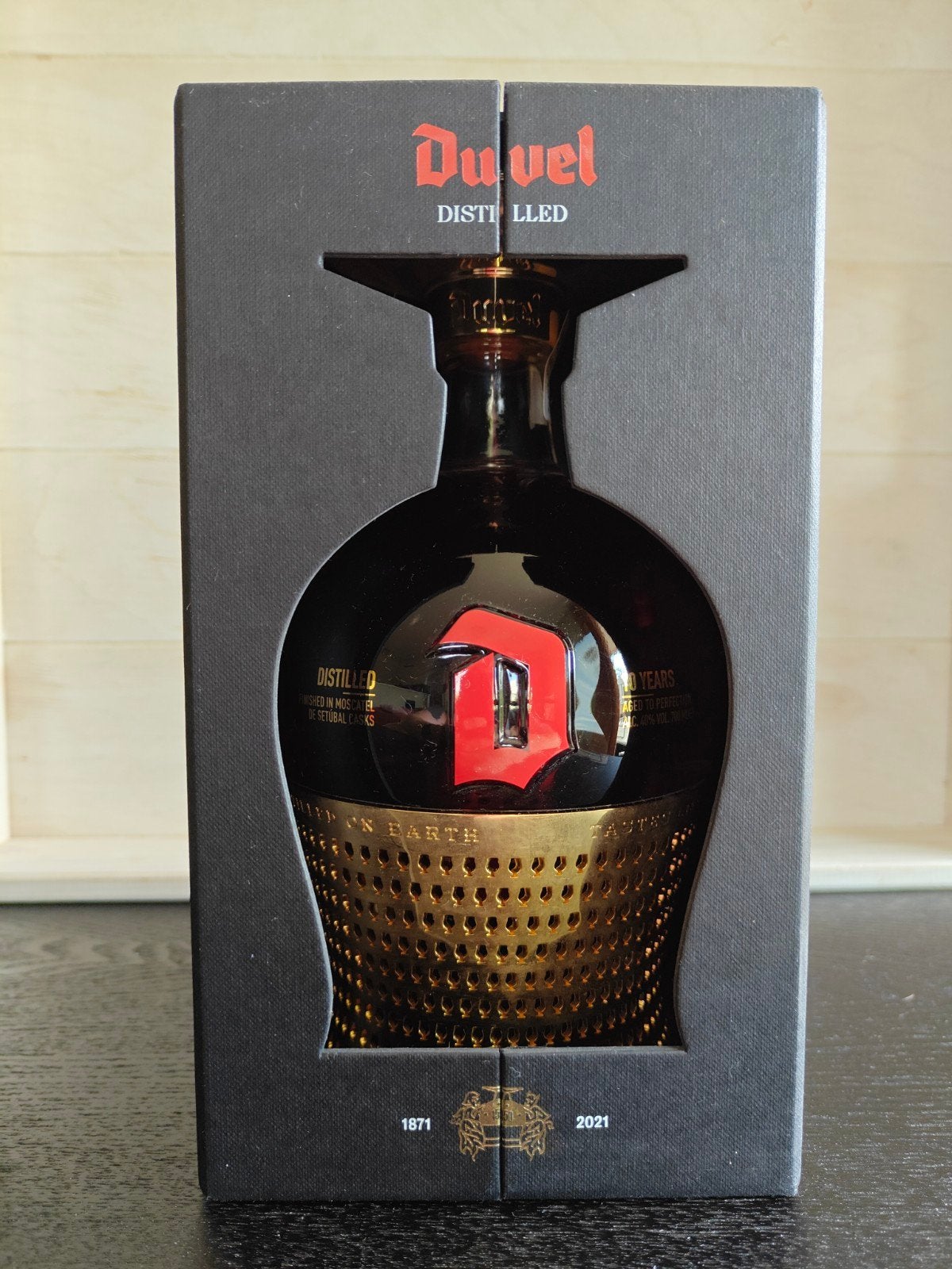 Duvel Distilled 2021 Celebration Bottle nr. 1332, Collections, Enlèvement, Neuf, Bouteille(s), Duvel