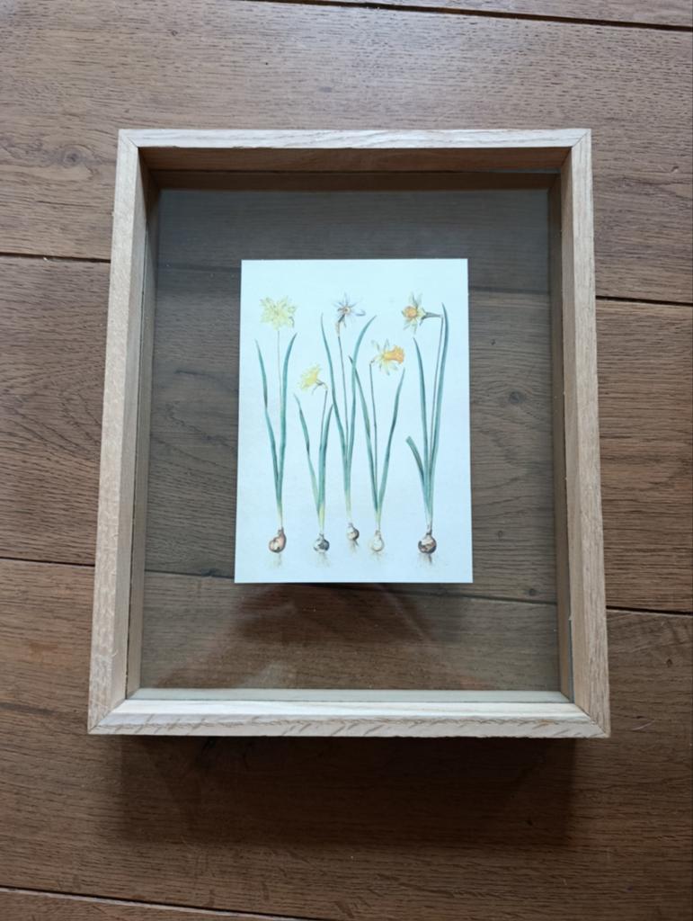 Houten fotokader 25x 20 cm, Huis en Inrichting, Woonaccessoires | Lijsten, Ophalen of Verzenden