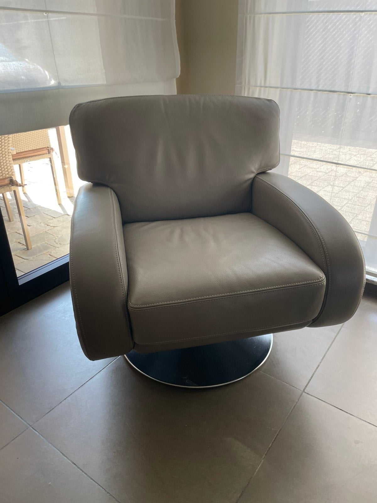 Draaifauteuil - Chateau D’Ax - Atlantic, Ophalen, Gebruikt, Leer