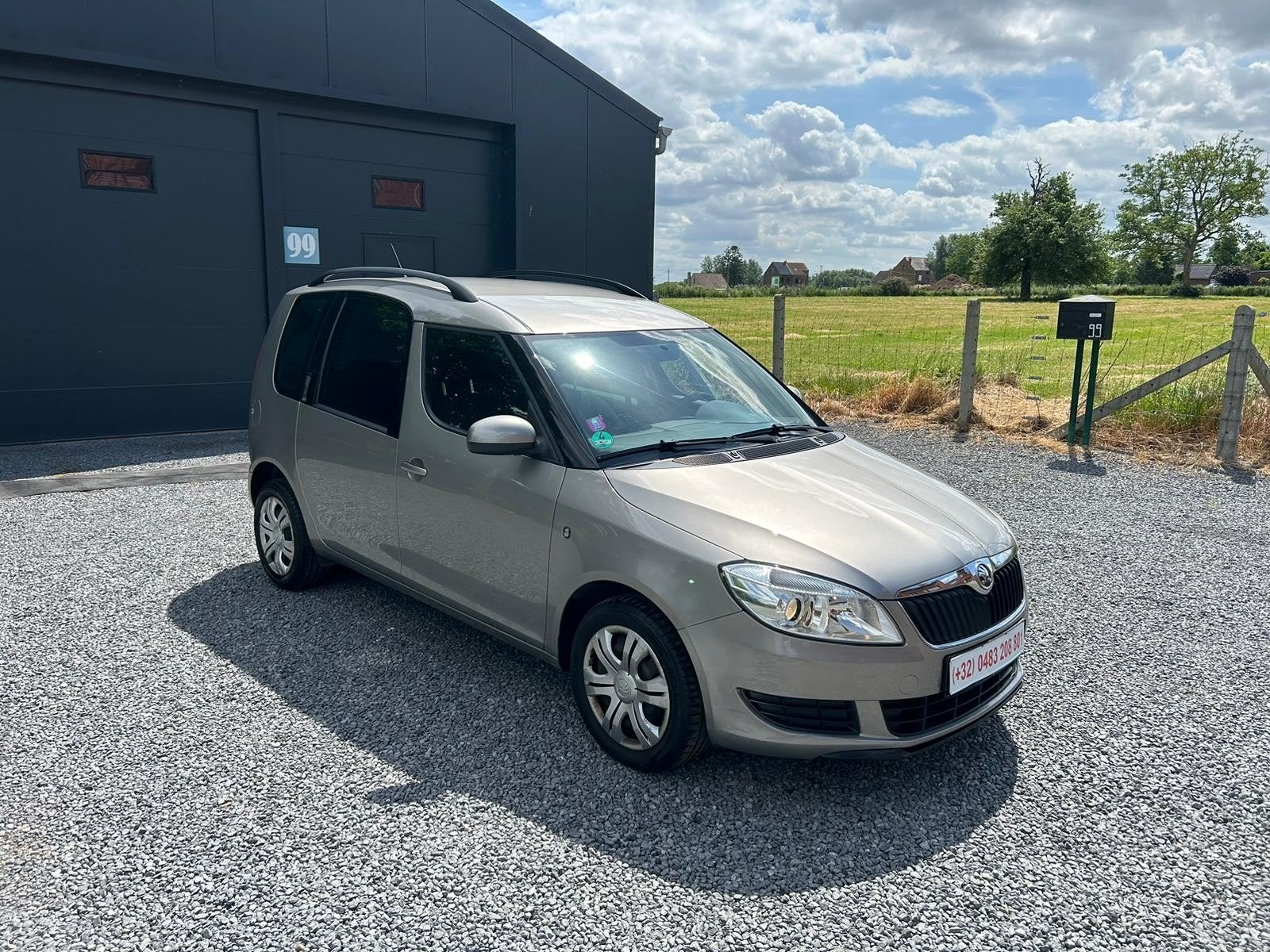 Skoda Roomster 1.2TSI CLIM 2013 1erMAIN Sièges chauffants, Auto's, Skoda, Automaat, Zetelverwarming, Roomster, Bedrijf