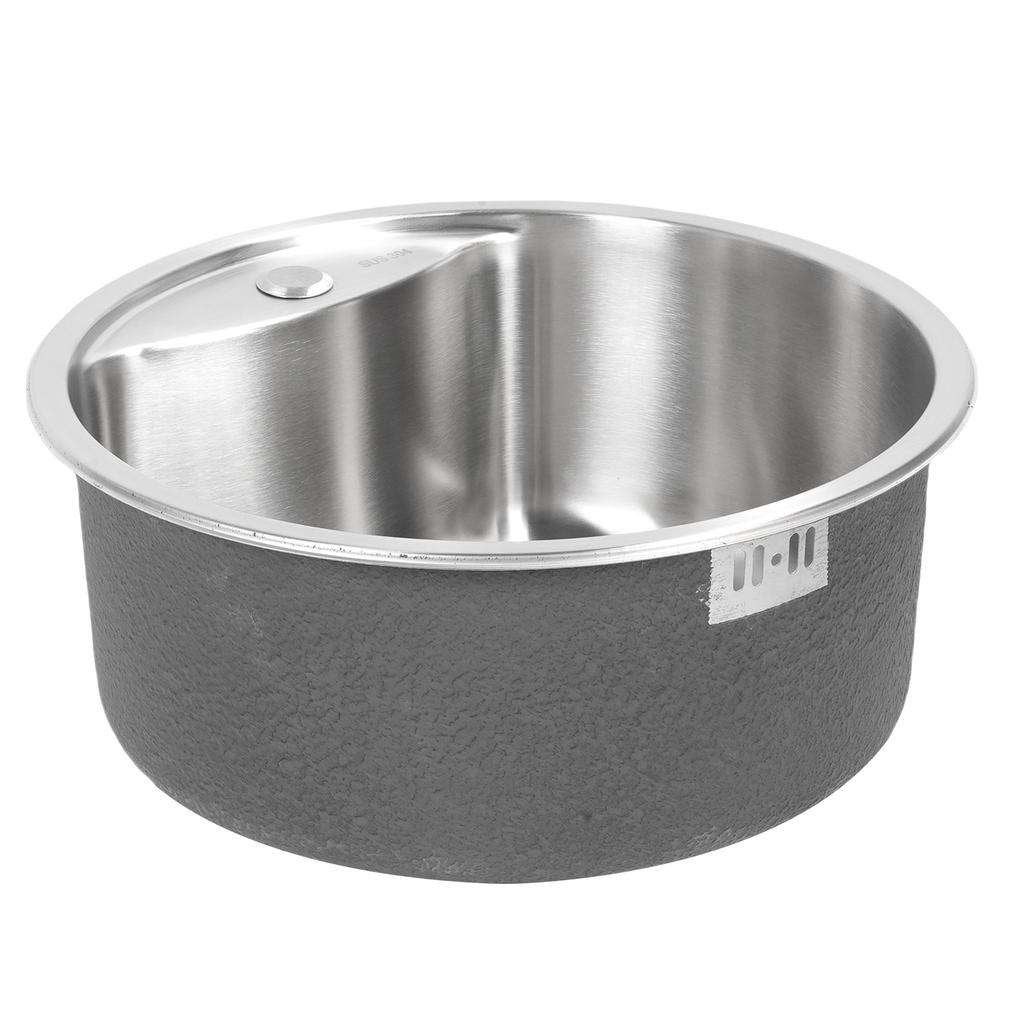 Évier de bar rond 45x45x20cm en acier inoxydable 304, Maison & Meubles, Cuisine | Éléments de cuisine, Neuf, Moins de 25 cm, Enlèvement