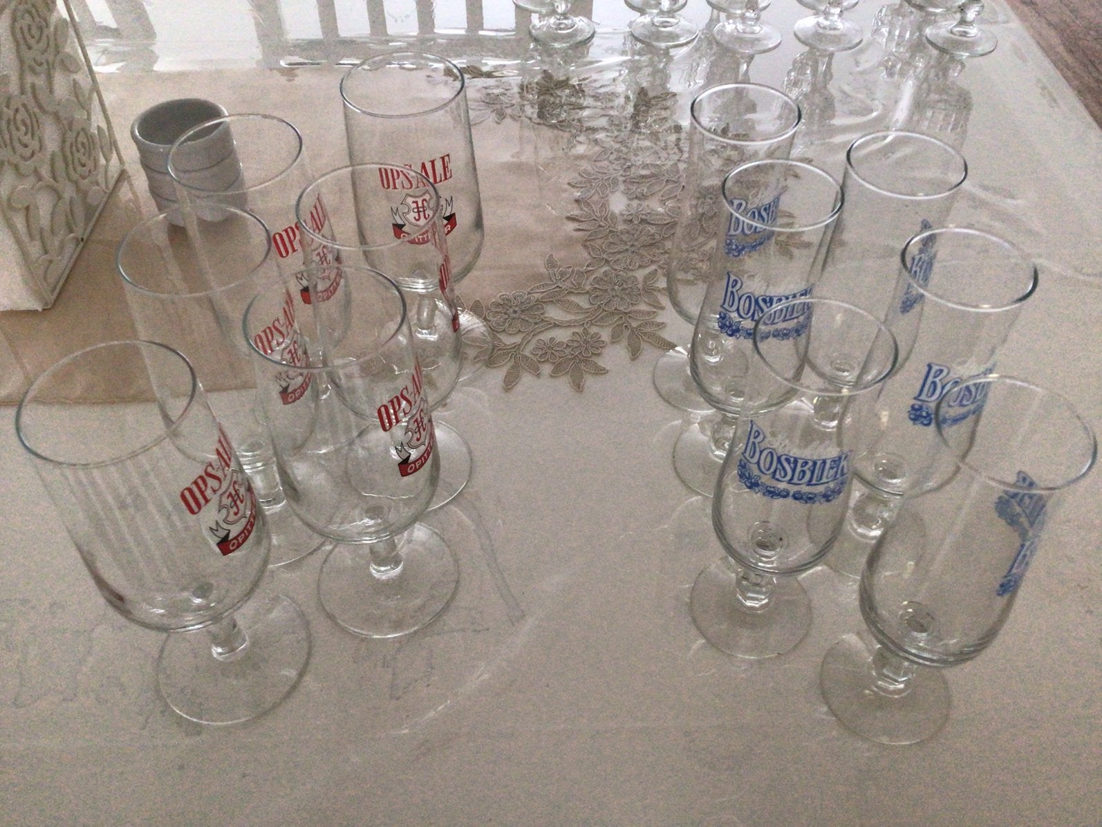 Bierglazen, Ophalen of Verzenden, Zo goed als nieuw, Bierglas